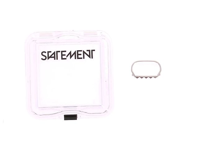 Autre Marque Statement n9 rings T.EU 50 Silver Silvery - view 5