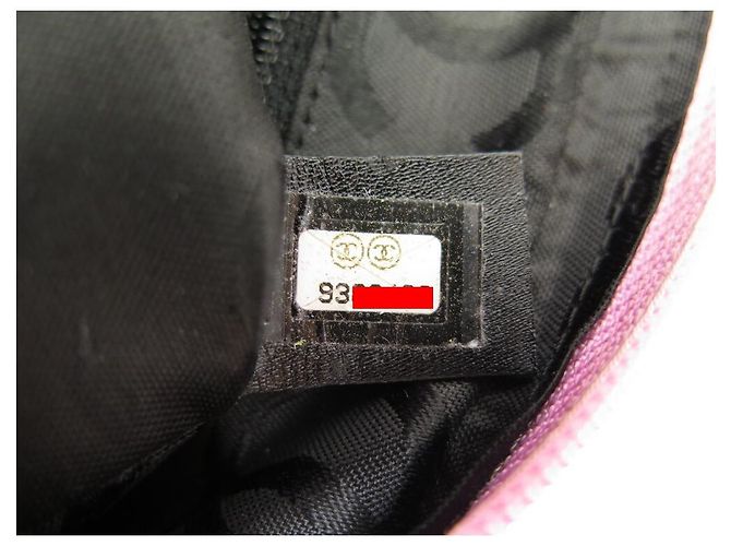 BOLSA CHANEL CAMBON LINE POUCH EM BOLSA DE COURO ACOLCHOADO ROSA - vista 13