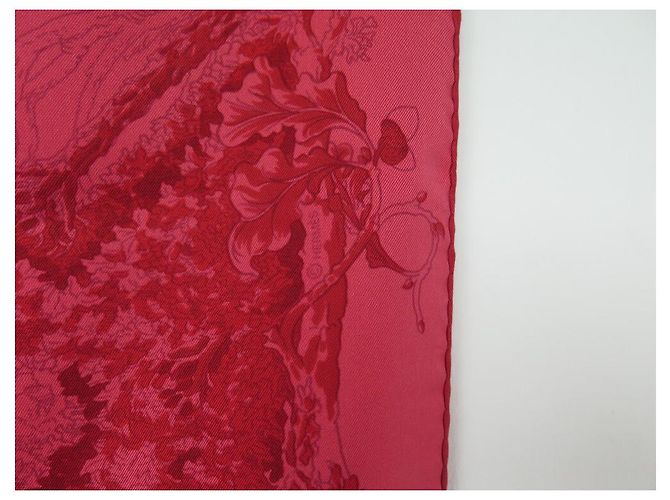 Hermès SCIARPA HERMES LES JARDIN DES METAMORPHOSES SETA FUCSIA CXARRE 90 sciarpa Fuschia - vista 5