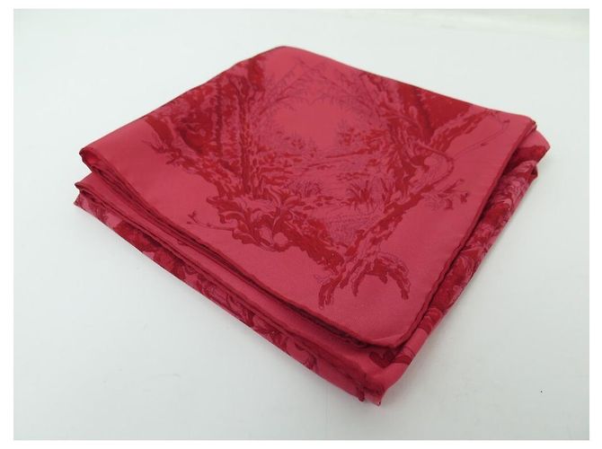 Hermès SCIARPA HERMES LES JARDIN DES METAMORPHOSES SETA FUCSIA CXARRE 90 sciarpa Fuschia - vista 7