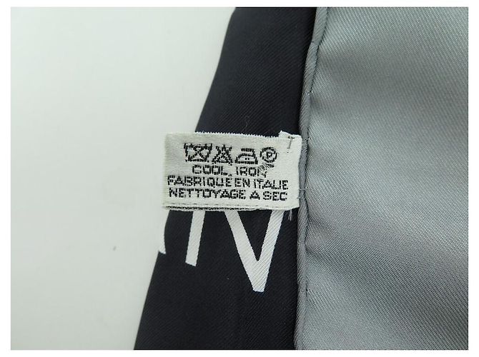 NUOVA SCIARPA QUADRATA CHANEL MADEMOISELLE GABRIEL COCO NERO ECRU QUADRATA 90 Sciarpa seta - vista 6