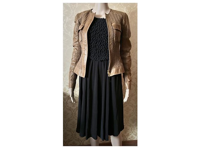 Gucci Lederjacke Braun - Ansicht 14