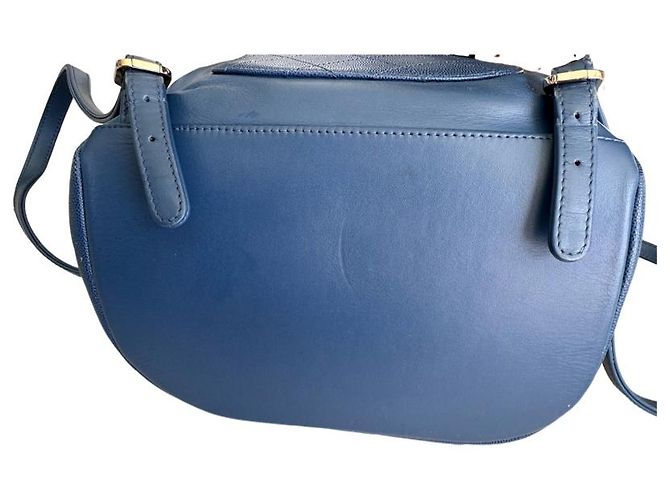 Autre Marque Zaino business CHANEL Affinity in pelle caviale Blu - vista 5