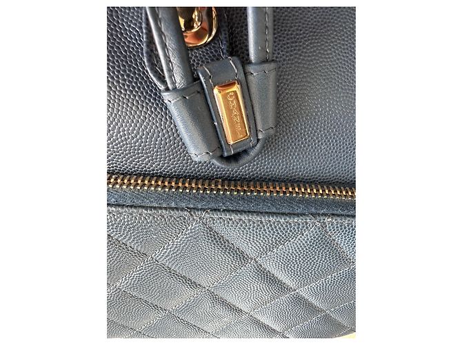 Autre Marque Zaino business CHANEL Affinity in pelle caviale Blu - vista 9