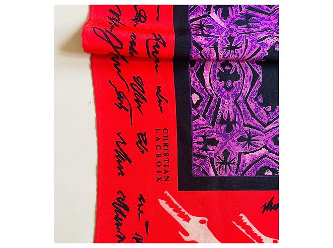 Rose gialle carré e scritta a mano di Christian Lacroix Multicolore - vista 3