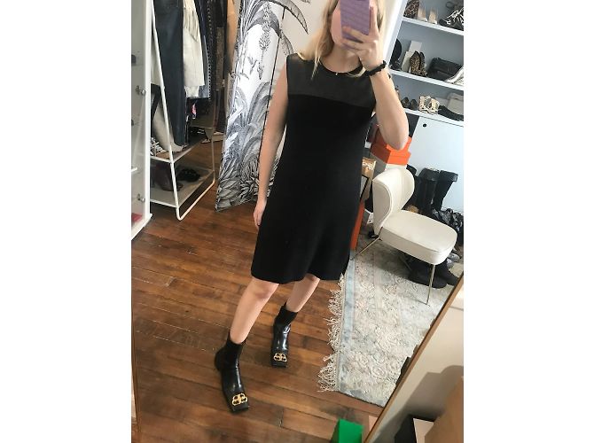 Chloé CHLOE Vestidos T.Internacional L Lana Negro - vista 2