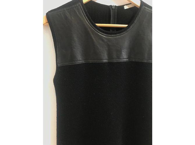 Chloé CHLOE Vestidos T.Internacional L Lana Negro - vista 3