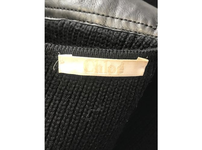 Chloé CHLOE Vestidos T.Internacional L Lana Negro - vista 5