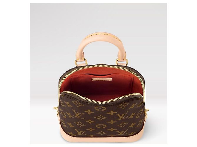 Zaino Louis Vuitton Alma Monogramma Marrone - vista 3