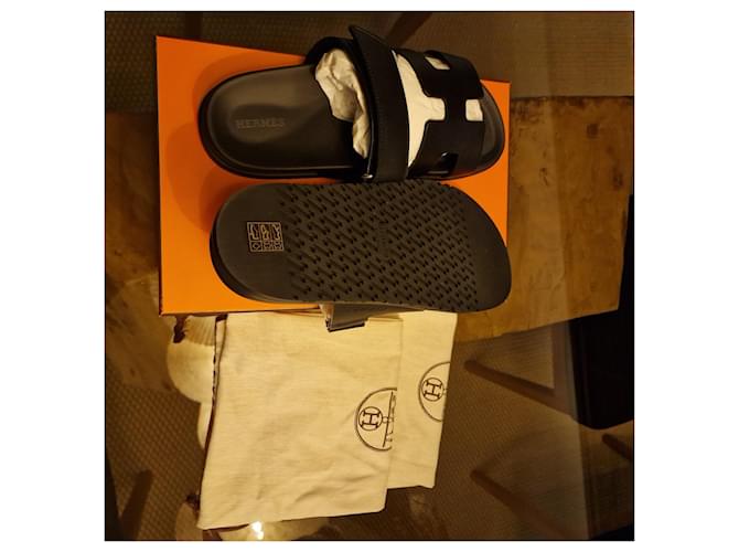 Hermès Sandali Hermes Cipro Nero - vista 2