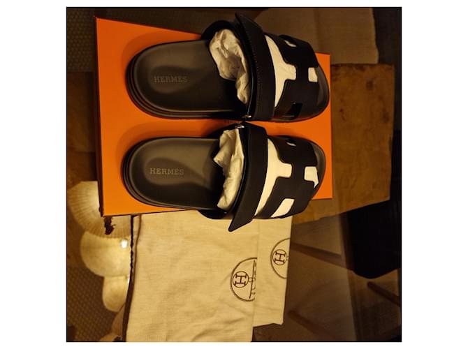 Hermès Sandali Hermes Cipro Nero - vista 3