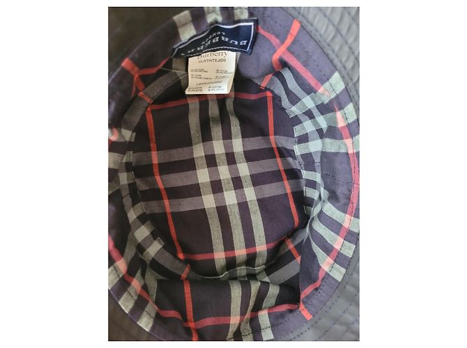 Cappello Burberry con Logo Cavaliere Impermeabile Nero - vista 3