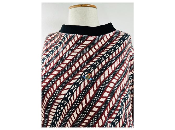 Vivienne Westwood Drunken Sweatshirt Berber Print Baumwolle Mehrfarben - Ansicht 4