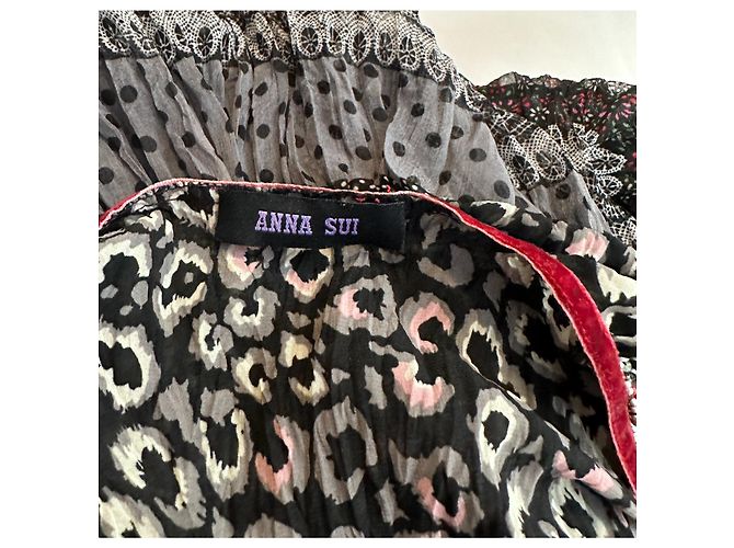 Anna Sui Kleid Mehrfarbig Viscose Mehrfarben - Ansicht 5