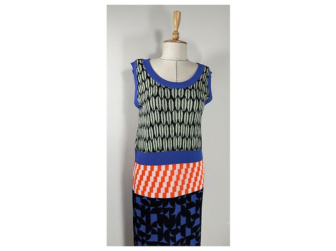 Henrik Vibskov Kaolin Strickkleid Maxi Blau - Ansicht 2