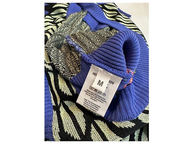Henrik Vibskov Kaolin Strickkleid Maxi Blau - Ansicht 6