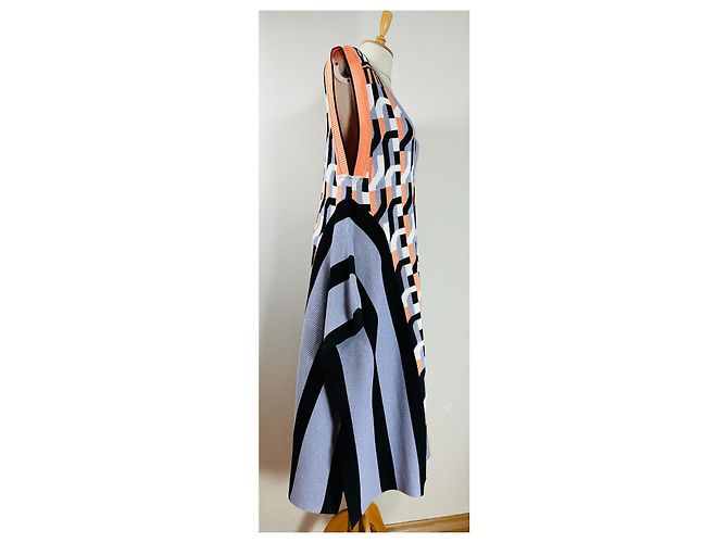 Abito maxi Henrik Vibskov in cotone multicolore - vista 3