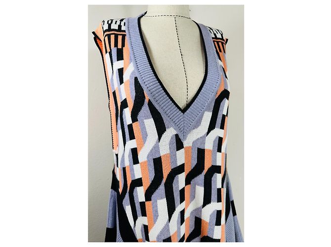 Abito maxi Henrik Vibskov in cotone multicolore - vista 4