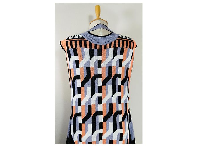 Abito maxi Henrik Vibskov in cotone multicolore - vista 6