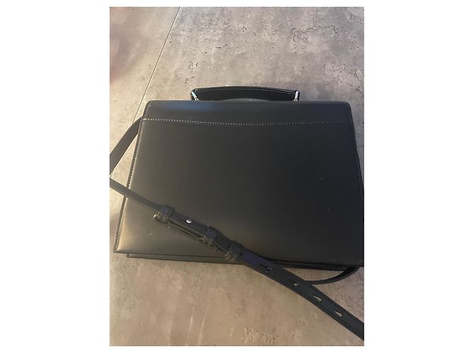 Borsa Saint Laurent Babylone in pelle nera Nero - vista 2