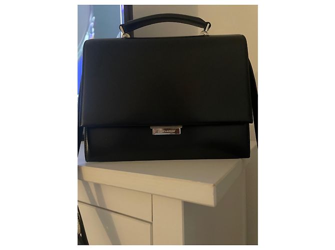 Borsa Saint Laurent Babylone in pelle nera Nero - vista 4