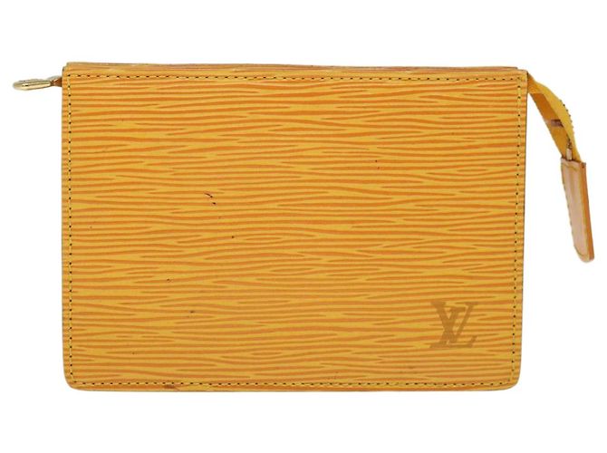 LOUIS VUITTON Epi Poche Toilette 15 Custodia gialla LV Auth sp4519 Giallo - vista 13