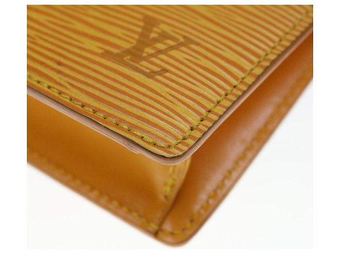 LOUIS VUITTON Epi Poche Toilette 15 Custodia gialla LV Auth sp4519 Giallo - vista 14