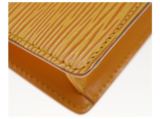 LOUIS VUITTON Epi Poche Toilette 15 Custodia gialla LV Auth sp4519 Giallo - vista 15