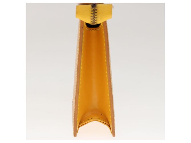 LOUIS VUITTON Epi Poche Toilette 15 Custodia gialla LV Auth sp4519 Giallo - vista 4