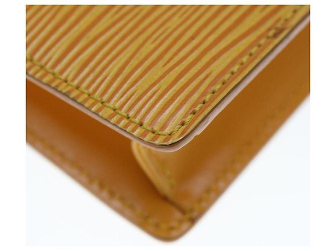 LOUIS VUITTON Epi Poche Toilette 15 Custodia gialla LV Auth sp4519 Giallo - vista 7