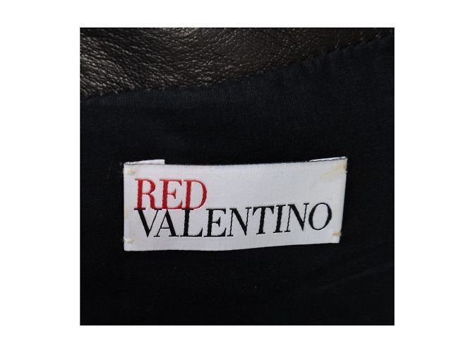 Rotes Valentino-Lederkorsett und Tüllkleid - Ansicht 6