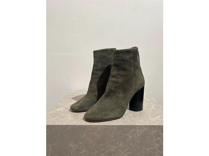 ISABEL MARANT Botines T.EU 38 Ante Caqui - vista 2