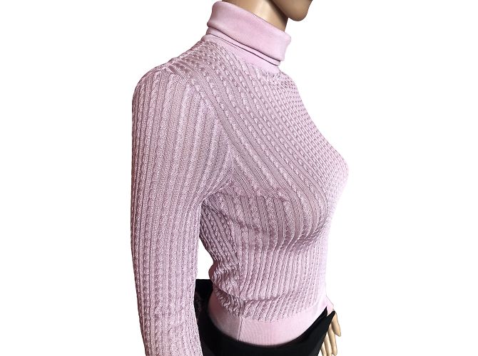 BALENCIAGA Oberteile T.fr 36 Viscose Pink - Ansicht 10