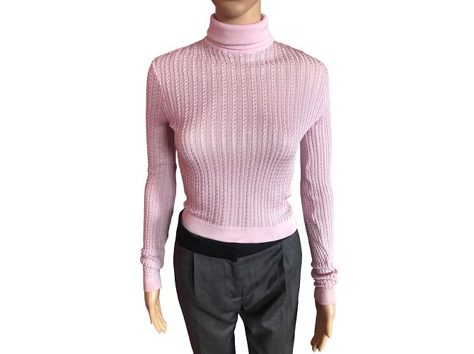 BALENCIAGA Oberteile T.fr 36 Viscose Pink - Ansicht 11