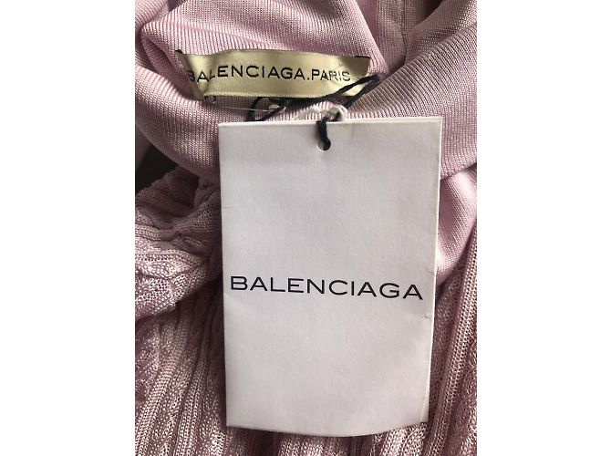 BALENCIAGA Oberteile T.fr 36 Viscose Pink - Ansicht 2