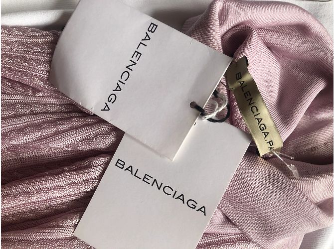 BALENCIAGA Oberteile T.fr 36 Viscose Pink - Ansicht 3