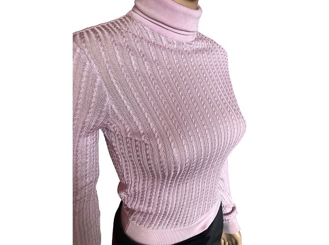 BALENCIAGA Oberteile T.fr 36 Viscose Pink - Ansicht 8