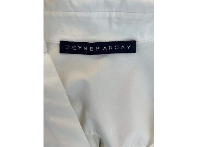 Autre Marque Zeynep Arcay dresses T.International M Cotton White - view 6