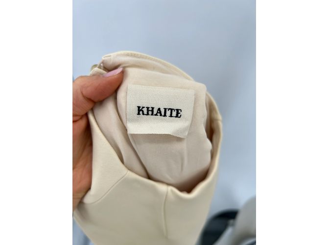 Khaite Kleid T.US 2 Polyester Weiß - Ansicht 5