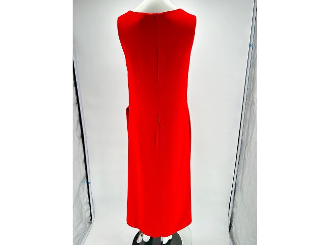 Ermanno Scervino Kleid T.IT 44 Polyester Rot - Ansicht 2