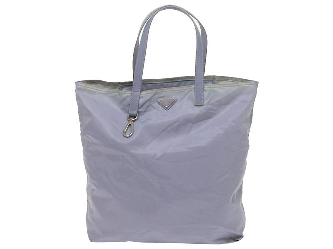 PRADA Borsa Tote Nylon Azzurro Auth ac2744 Blu chiaro - vista 13