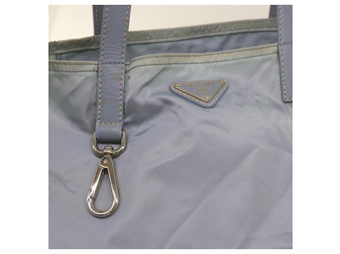 PRADA Borsa Tote Nylon Azzurro Auth ac2744 Blu chiaro - vista 17
