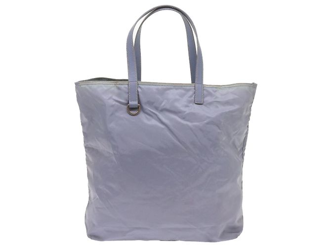 PRADA Borsa Tote Nylon Azzurro Auth ac2744 Blu chiaro - vista 2