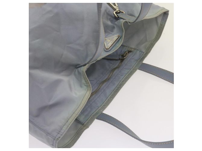 PRADA Borsa Tote Nylon Azzurro Auth ac2744 Blu chiaro - vista 6