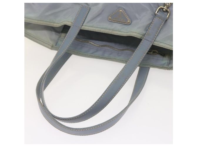 PRADA Borsa Tote Nylon Azzurro Auth ac2744 Blu chiaro - vista 7