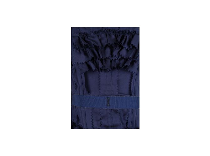 Moschino Rüschenkorsettkleid Blau - Ansicht 3