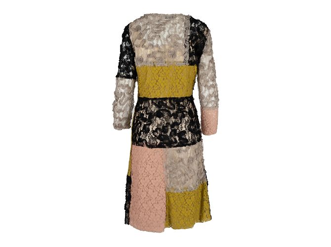 Moschino Cheap and Chic Colorblock Lace Dress Multiple colors - view 3
