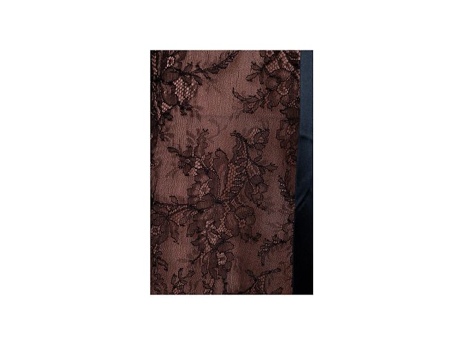 Moschino-Spitzenkleid mit rosa Leibchen Schwarz - Ansicht 6