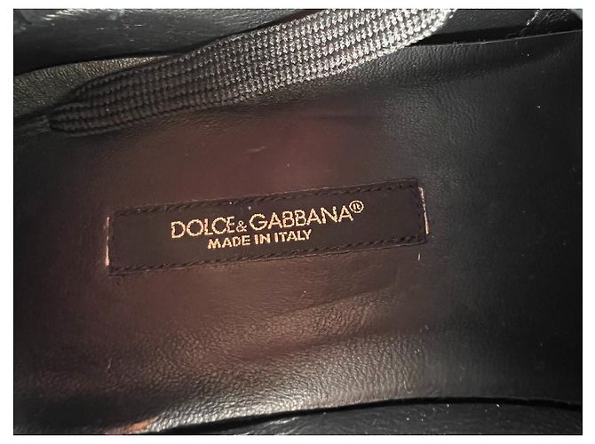 Dolce & Gabbana Sneakers Lapin in suede e pelliccia nero rosa - vista 6