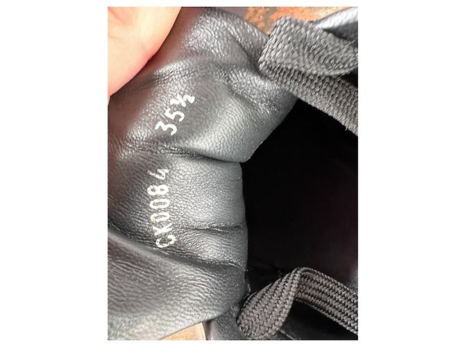 Dolce & Gabbana Sneakers Lapin in suede e pelliccia nero rosa - vista 7
